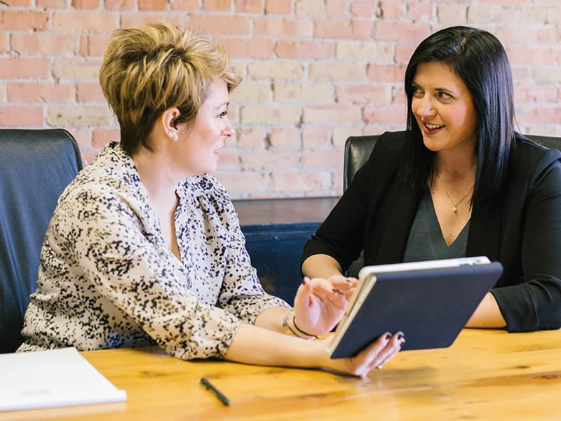 Two Woman Talking Two Woman Talking